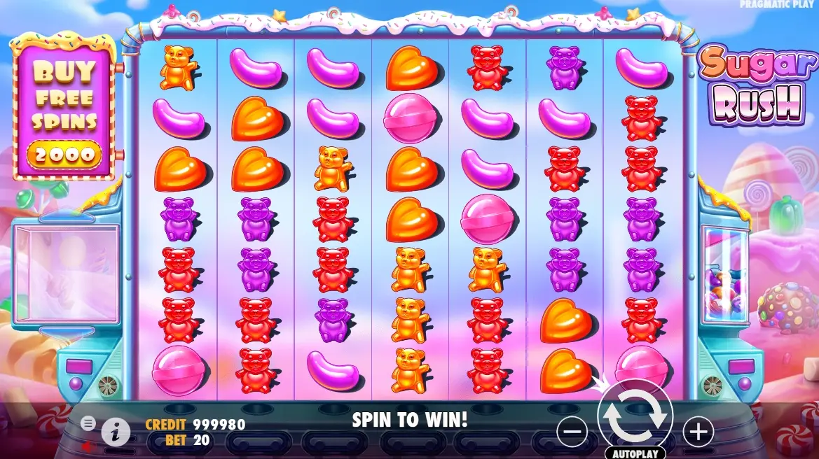 sugar rush spilleautomat